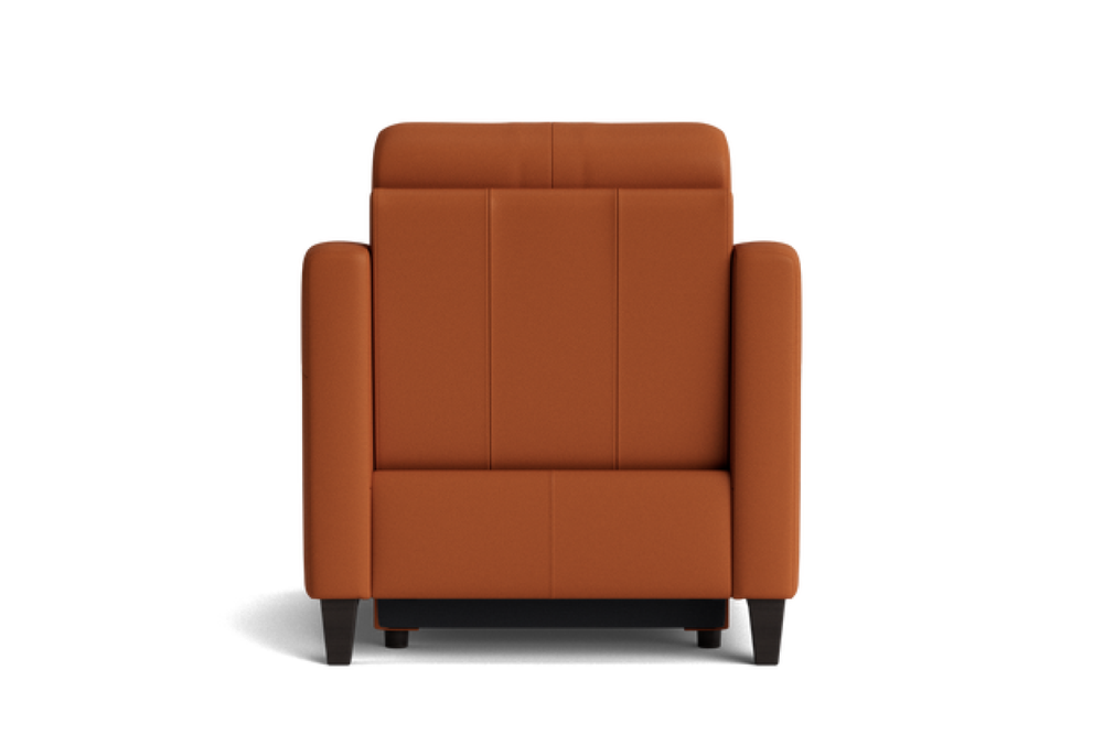 Valencia George Top Grain Leather Recliner Seat, Cognac