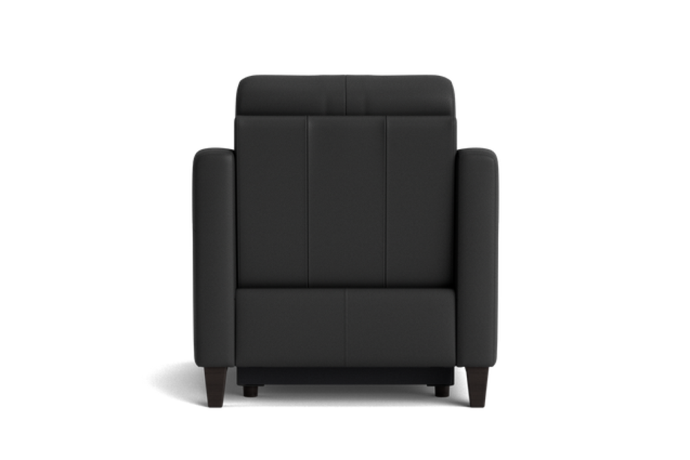 Valencia George Top Grain Leather Recliner Seat, Black