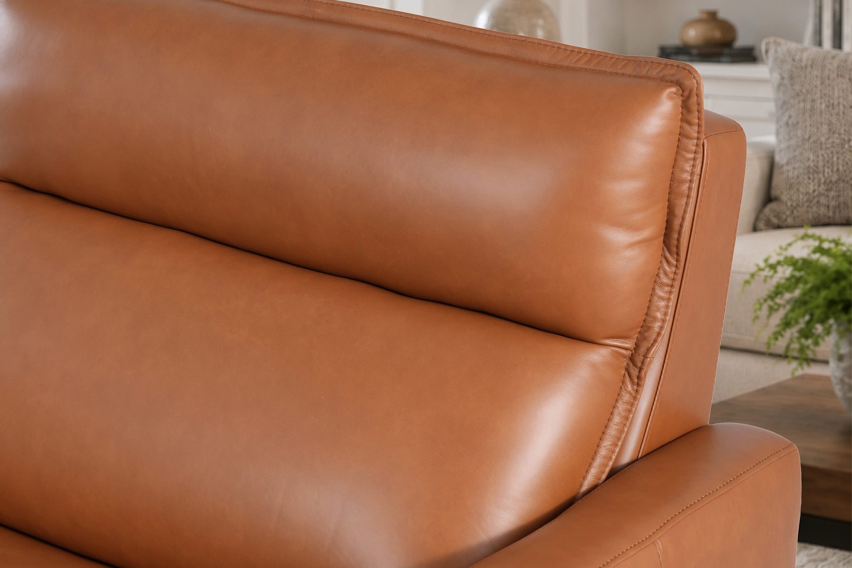 Giovanni Leather Dual Recliner Corner Sectional Sofa
