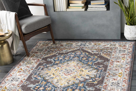 Haymond Brown Medallion Area Rug