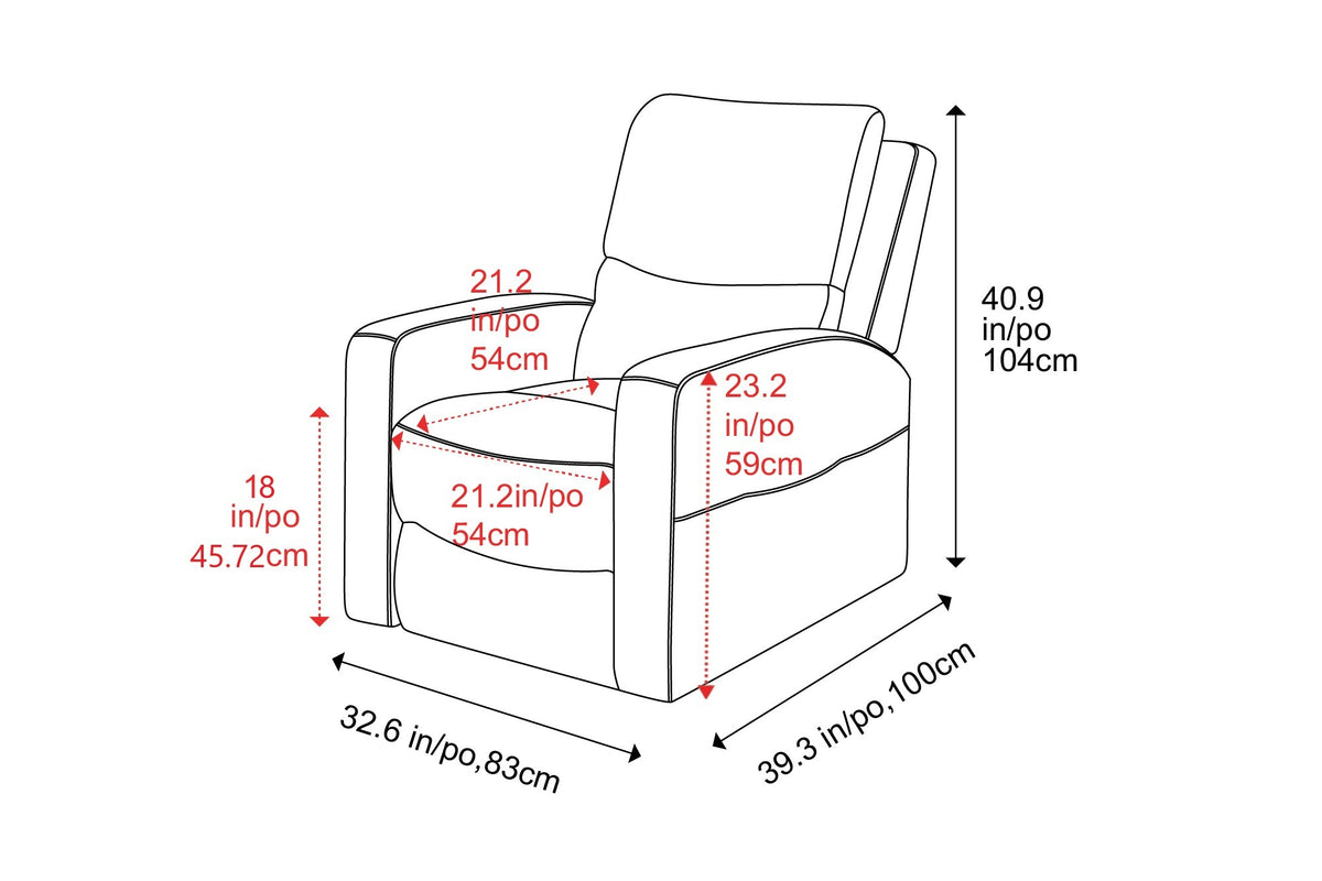 Hector Leather Power Lift Recliner Chair with Heat & Massage
