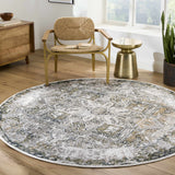 Hera Olive Boutique Washable Rug