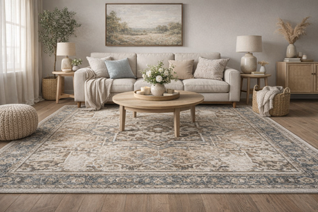 Heritage Style Flat Pile Washable Rug