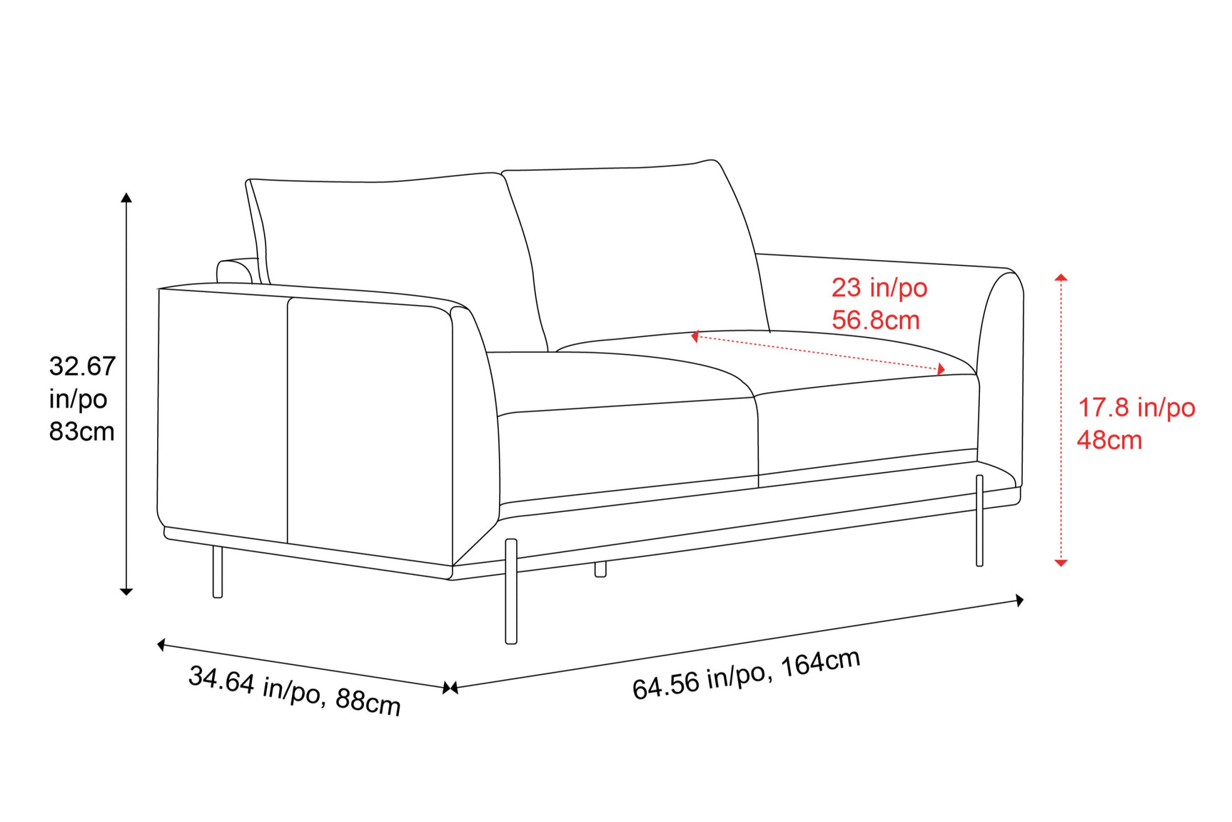 Imogen Leather Sofa