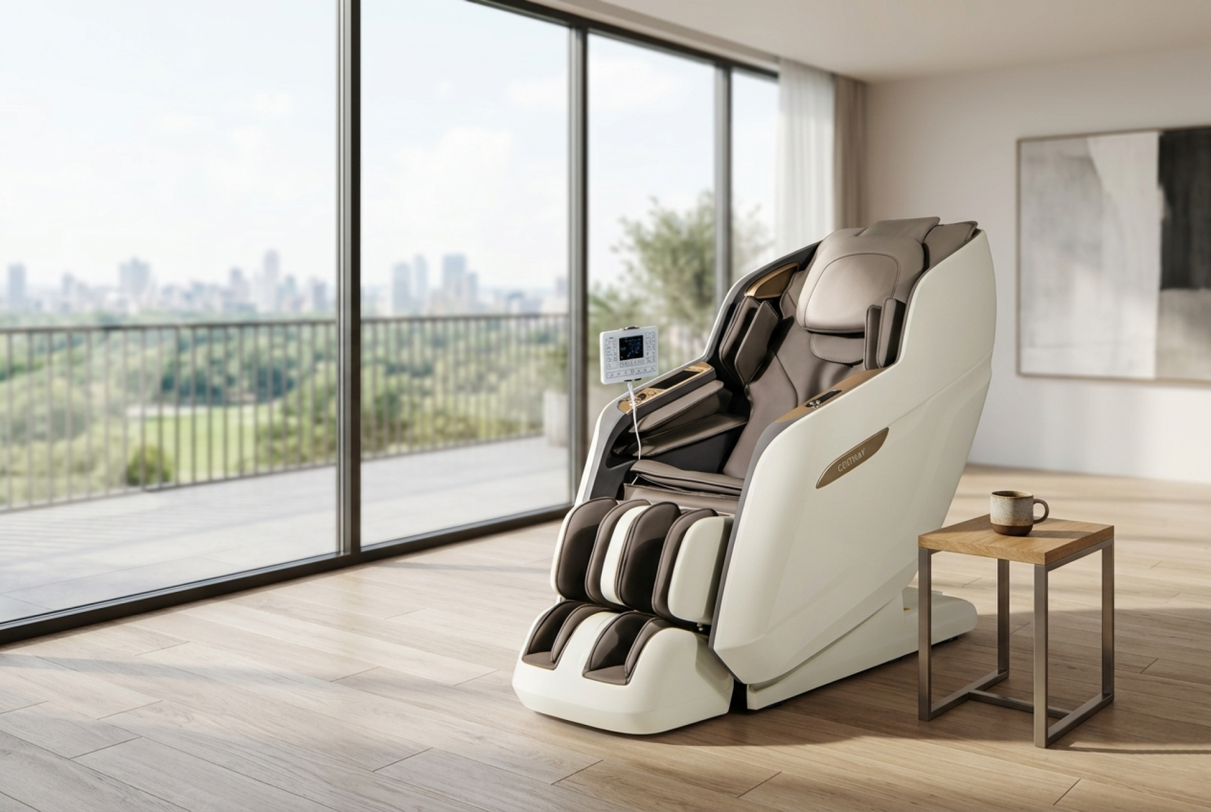 Therapy 36-New 3D Model-SL Track Massage Chair with Airbags Waist and Calves Heating Foot Rollers