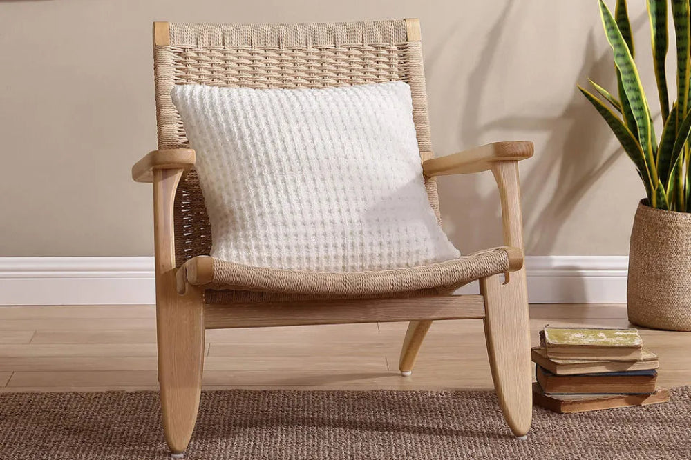 Snug Waffle Throw Pillow