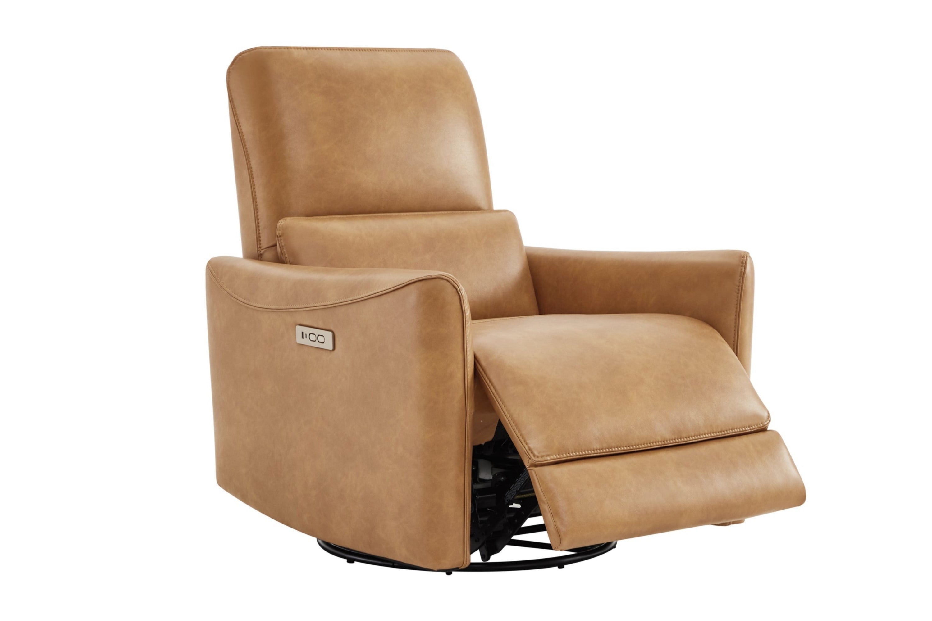 Kirstin Leather Swivel Recliner Chair