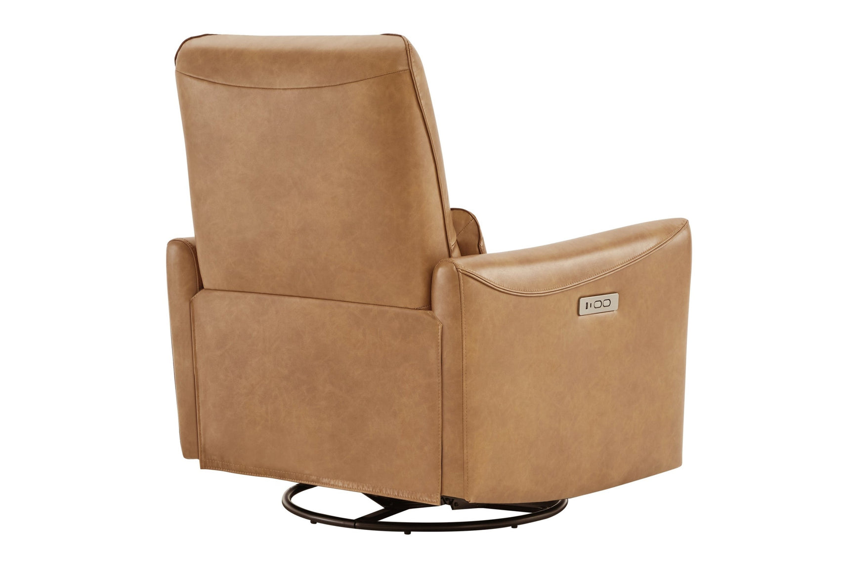 Kirstin Leather Swivel Recliner Chair