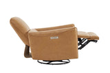 Kirstin Leather Swivel Recliner Chair