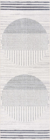 Thad Medium Gray Washable Area Rug