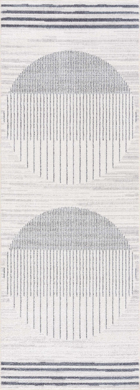 Thad Medium Gray Washable Area Rug