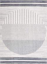 Thad Medium Gray Washable Area Rug