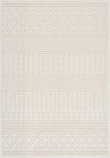 Drago White Washable Area Rug