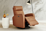 Dayna Leather Swivel Recliner Chair
