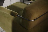 Arianna Parisian Velour Accent Chair