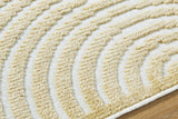 Deron Mustard Washable Area Rug