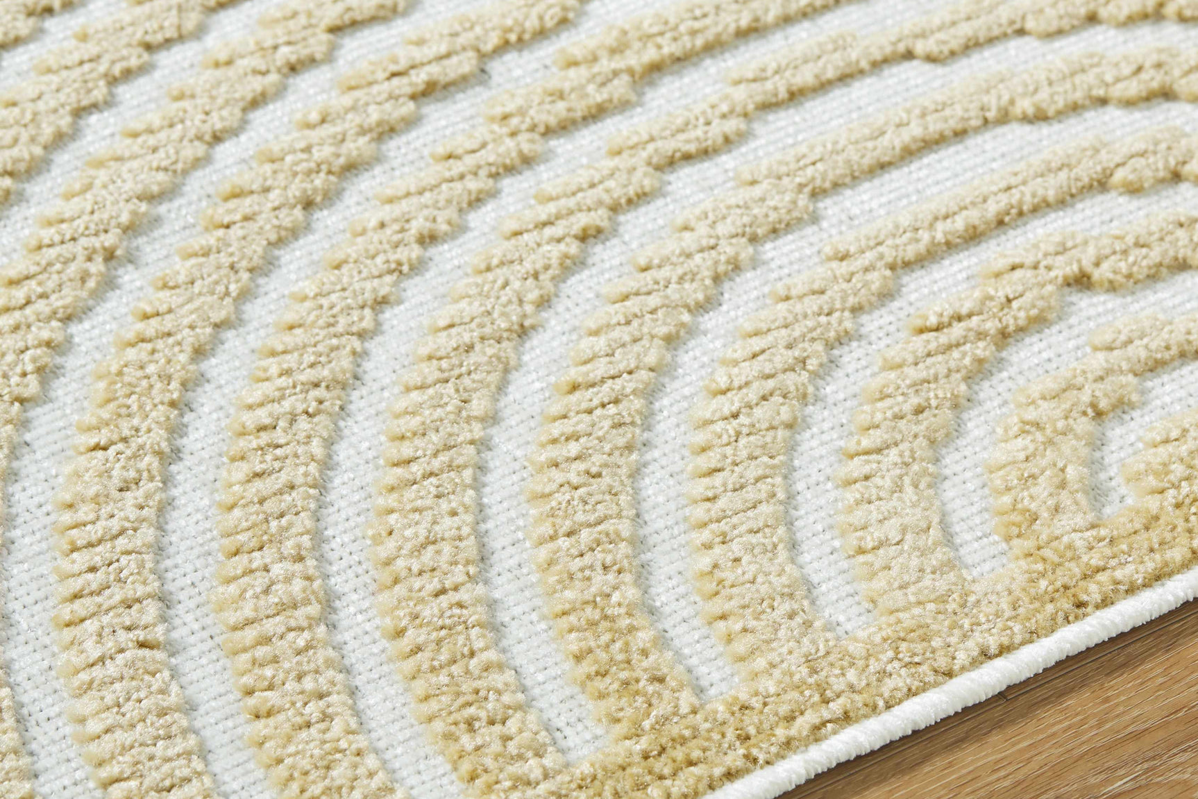 Deron Mustard Washable Area Rug