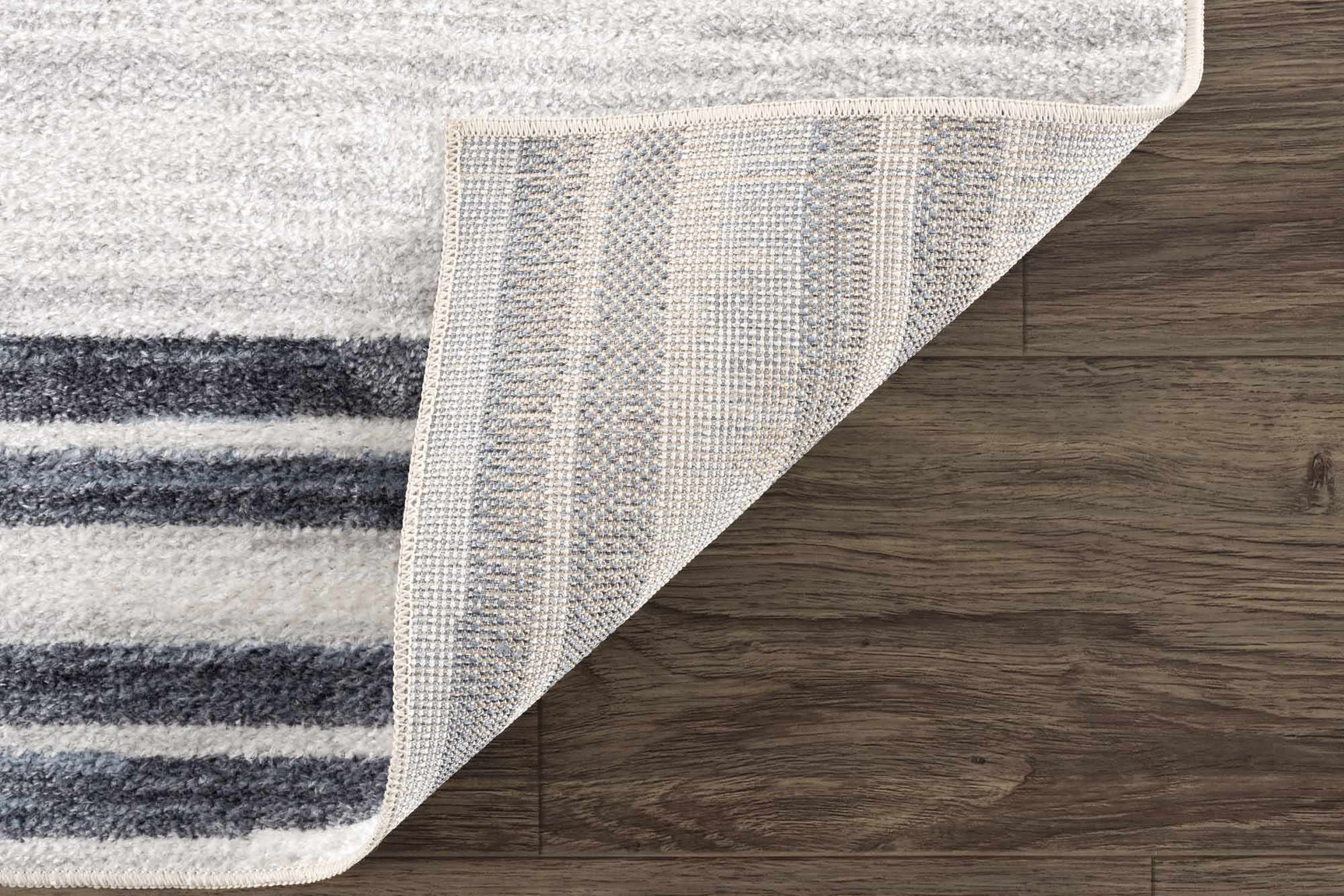 Thad Medium Gray Washable Area Rug
