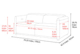 Lucia Leather Recliner Sofa