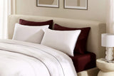 Bamboo Viscose Luxe Sham Set with Piping