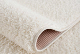 Judy White Washable Area Rug - Clearance