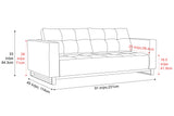 Maria Fabric Sofa Bed