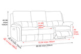 Martina Leather Recliner Sofa