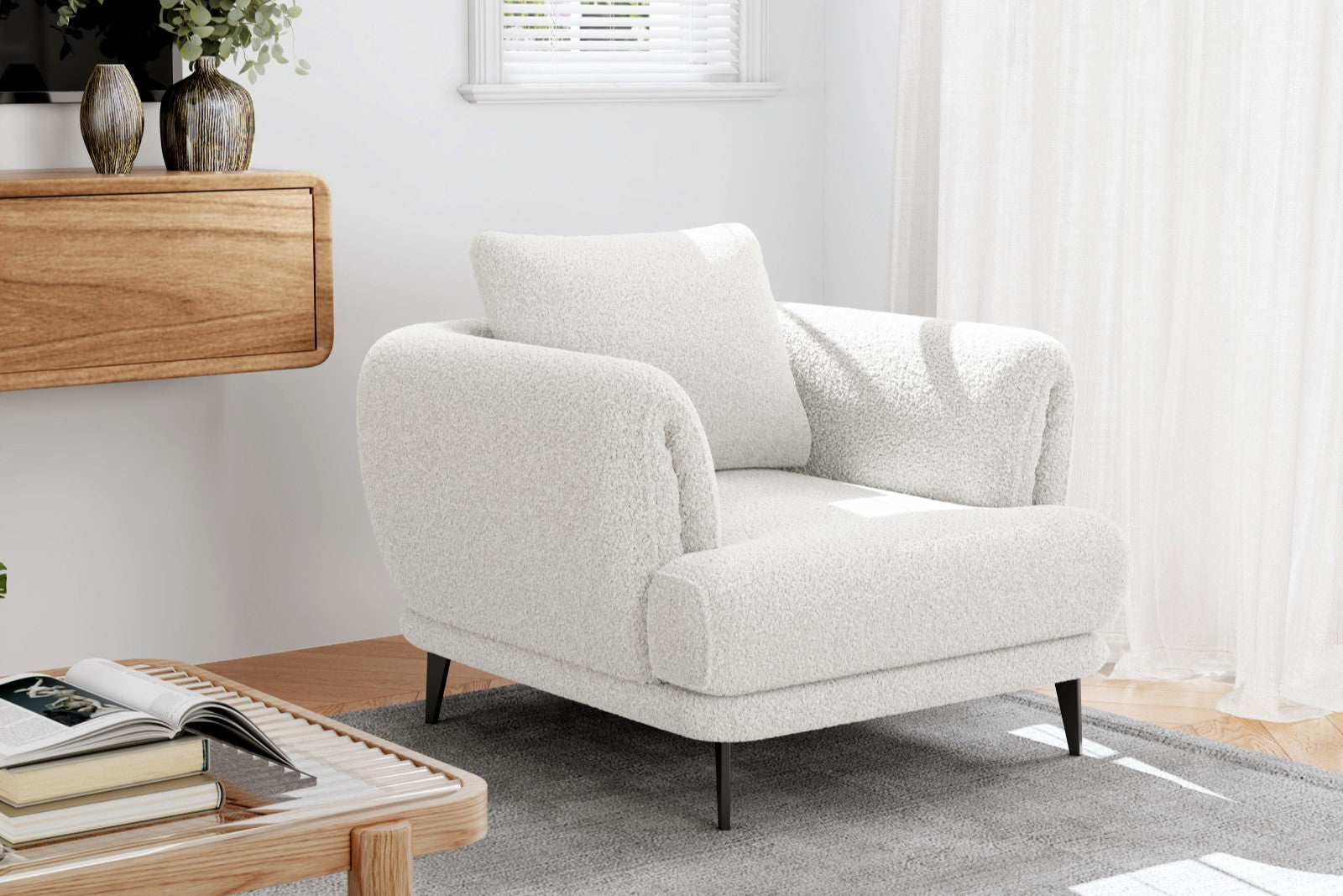 Melissa Boucle Accent Chair
