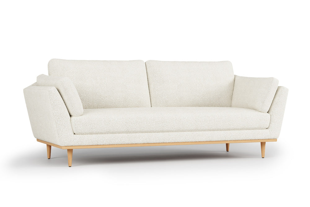 Valencia Mila Boucle Fabric 78" Sofa, Beige