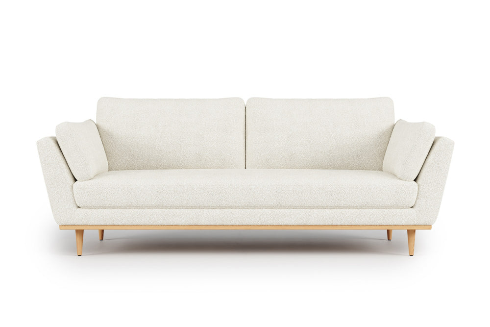 Valencia Mila Boucle Fabric 78" Sofa, Beige