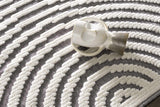 Deron Gray Rainbow Washable Rug