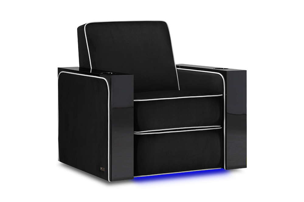 Valencia D-BOX Habtic+ Leather Home Theater Seating Naples Elegance