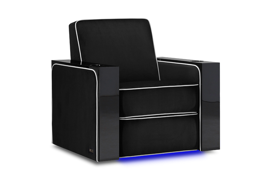 Valencia D-BOX Habtic+ Leather Home Theater Seating Naples Elegance