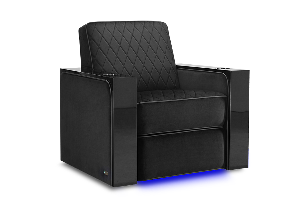 Valencia D-BOX Habtic+ Leather Home Theater Seating Naples Prestige