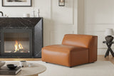 Nathan Leather Armless Sofa Module