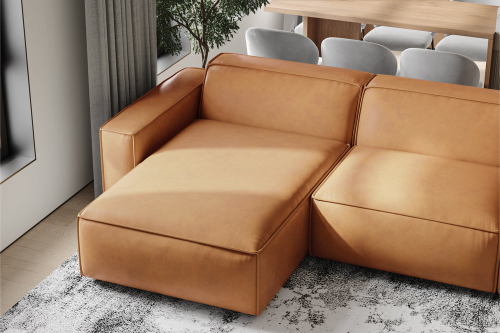 Full Aniline Leather Modular Sofa