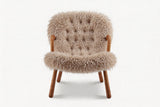 Nova Faux Sheepskin Accent Chair