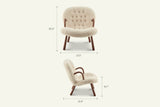 Nova Faux Sheepskin Accent Chair