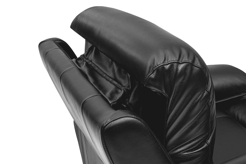 Valencia Oliver Top Grain Leather Recliner Seat, Black