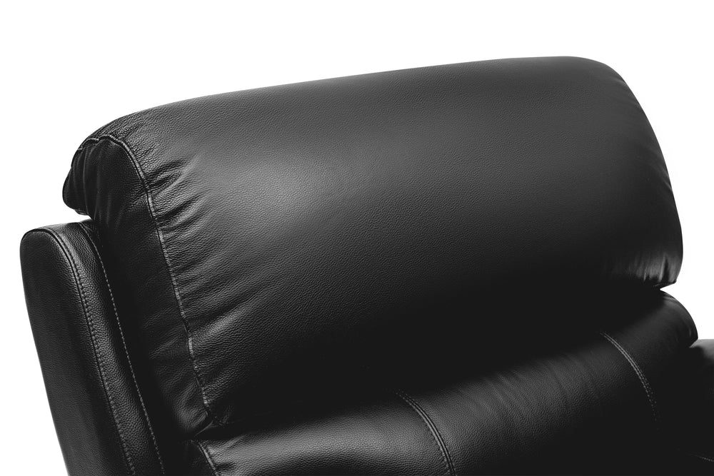 Valencia Oliver Top Grain Leather Recliner Seat, Black