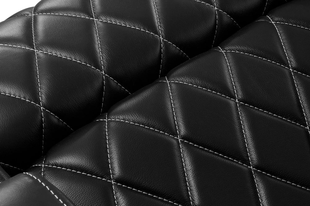 Valencia 2025 New Oslo XL Leather Home Theater Seating Row of 2, Midnight Black