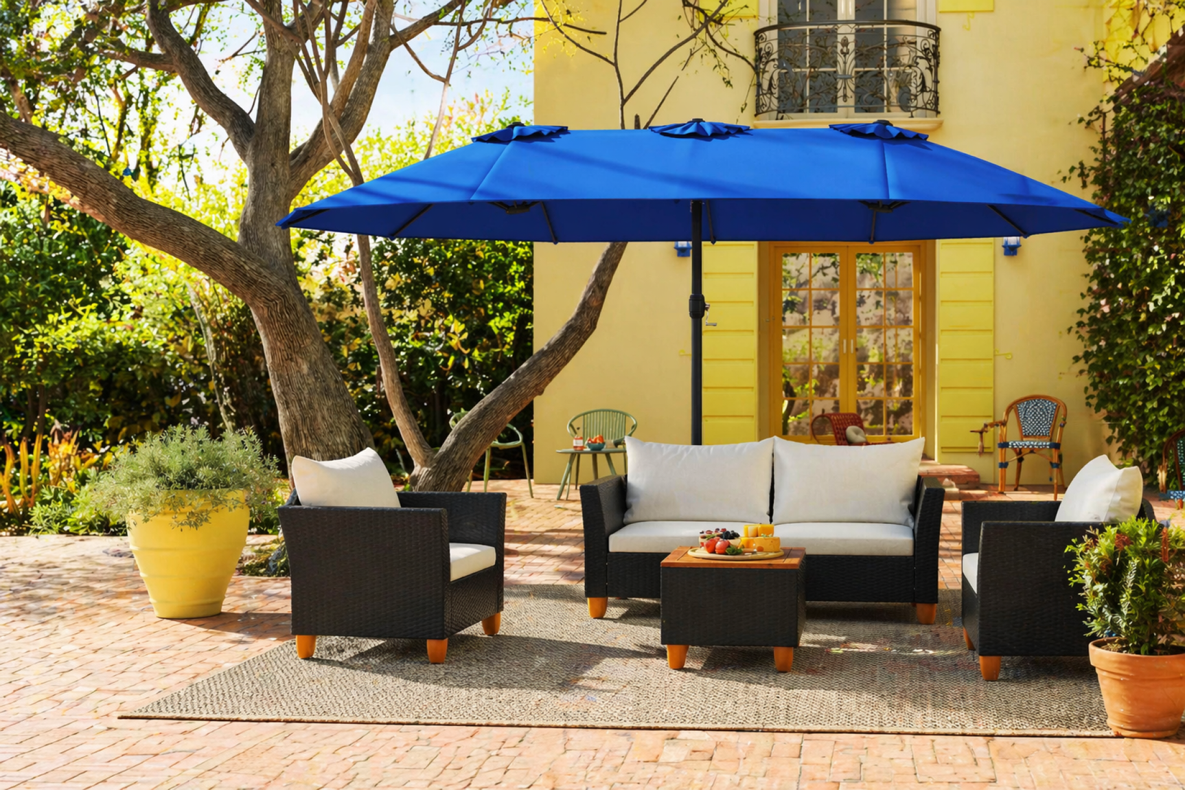 Outdoor Paradise 7-Piece Patio Relaxation Set