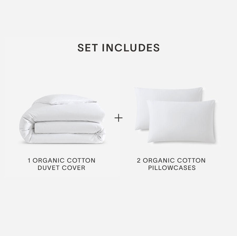 Organic Cotton Duvet Cover Bundle | Last Chance