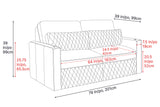 Pisa Ultimate Leather Lounge Sectional