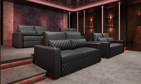 Pisa Ultimate Leather Lounge Sectional