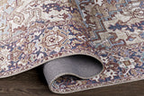 Neyland Iris Olive & Brown Area Rug 2360