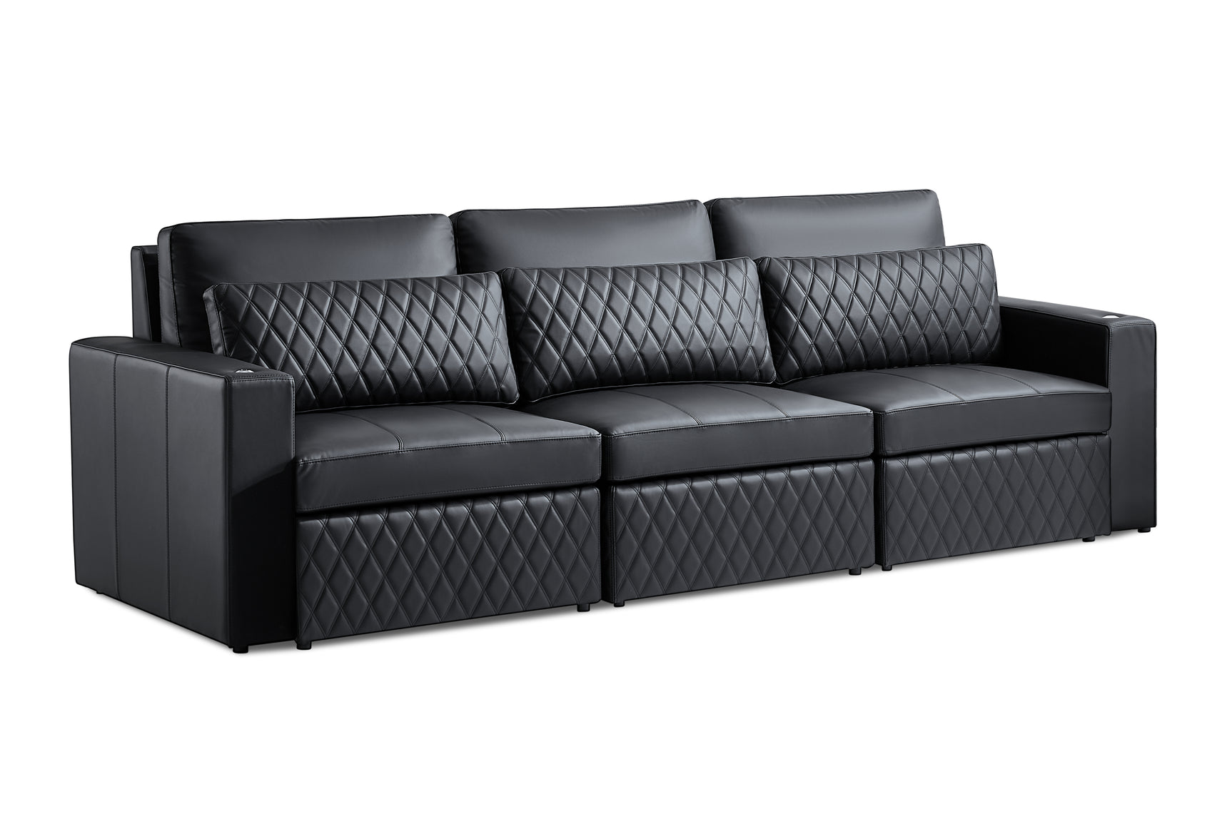 Pisa Ultimate Leather Lounge Sectional