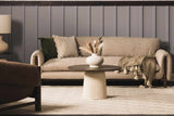 Ramsbury Beige Trellis Wool Rug