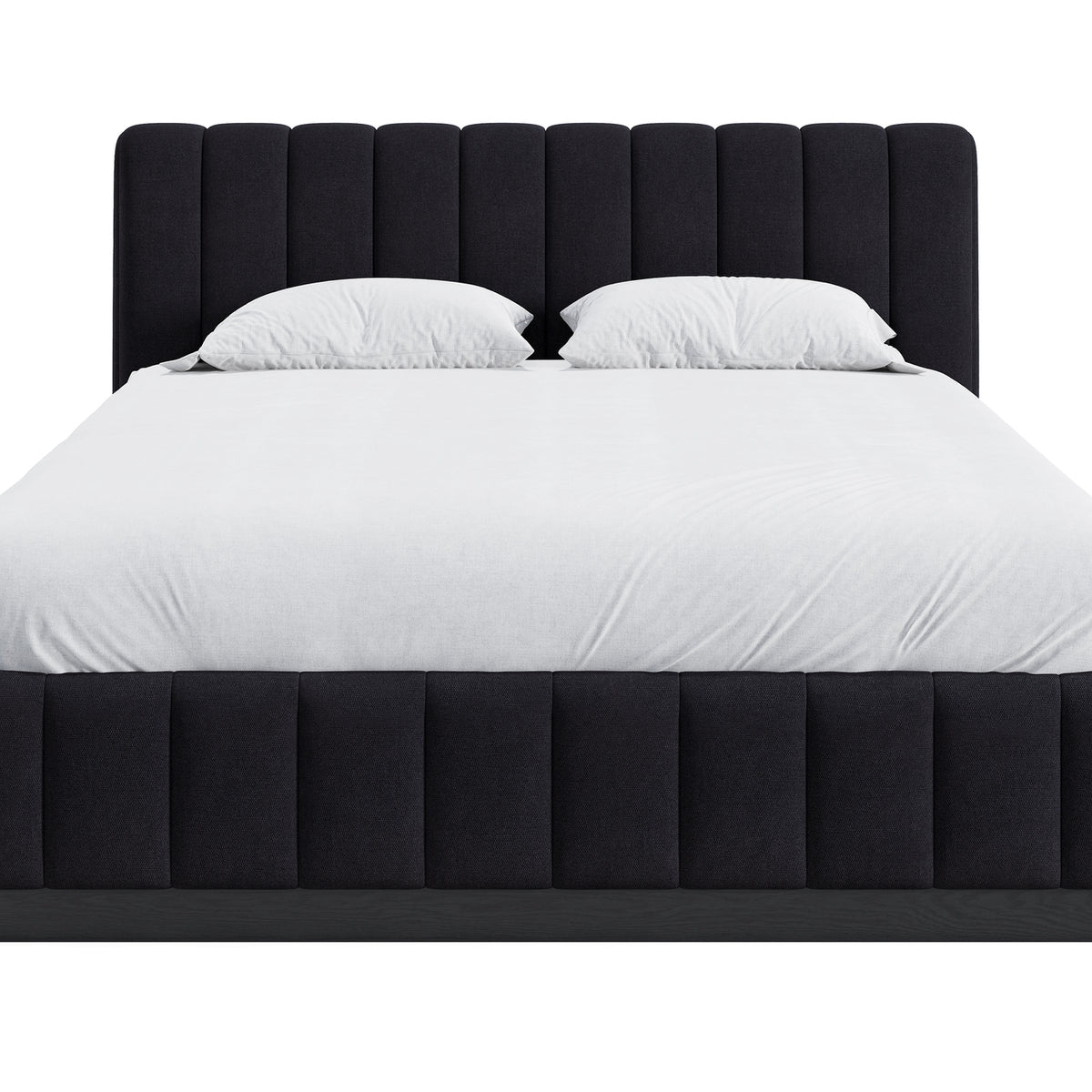 Reese Velvet Fabric Upholstered Bed Frame