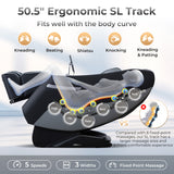 Relaxation 29-Full Body Massage Chair with Waist Heating & Airbag Massage